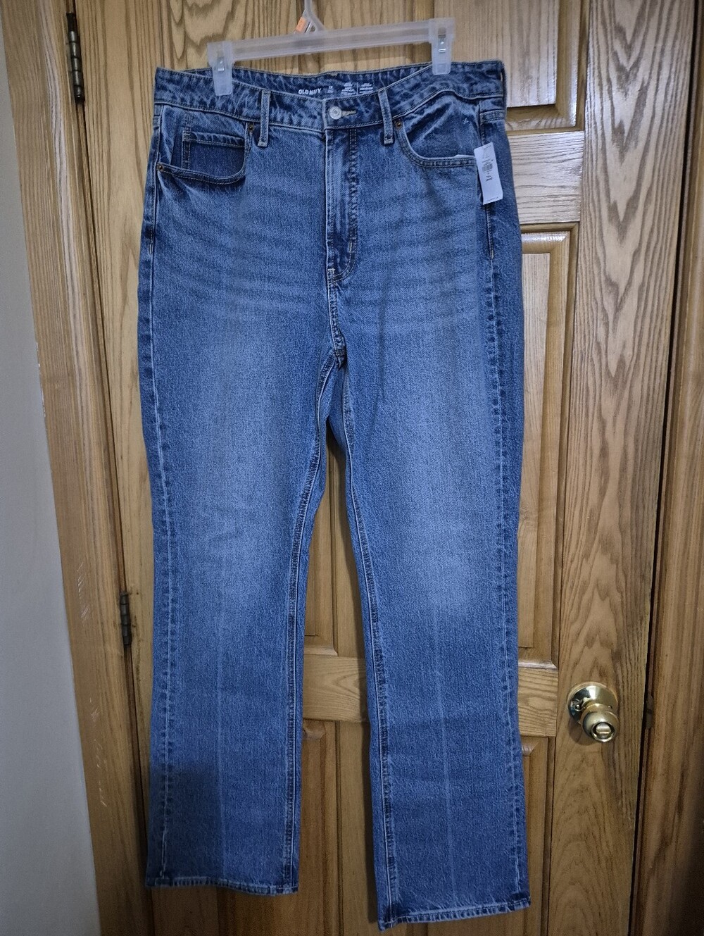 Old Navy Womens Size 12 Denim Blue Baby Bootcut Jeans
